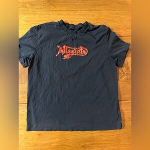 ALL SAINTS WASHED "CEECEE" RELAXED FIT T-SHIRT TOP - Med-